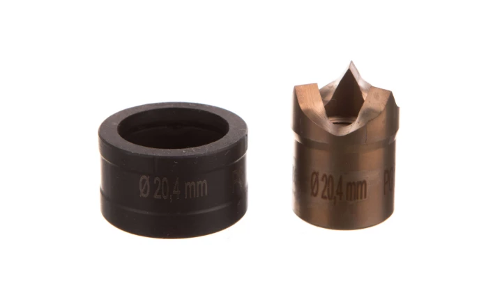 Wykrojnik do blachy stalowej nierdzewnej okrągły fi dziurkownika 25,4mm M25 4055.125