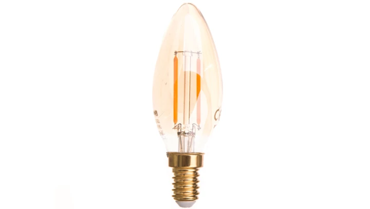 Żarówka LED 2W E14 A60 170lm 2200K świeczka VINTAGE Z74300