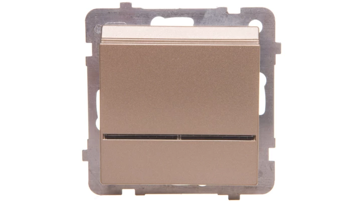 SONATA Łącznik hotelowy z podświetleniem szampański złoty ŁP-15RS/m/39