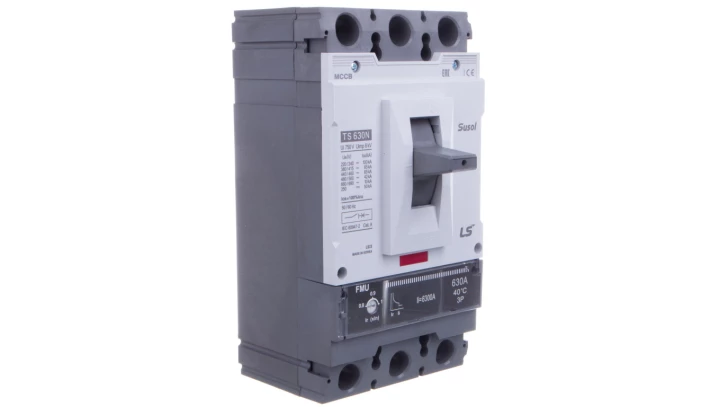 Wyłącznik mocy 630A 3P 50kA kompletny TS630N FMU 630A 3P