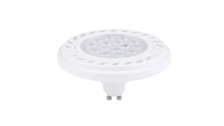 Żarówka ES111 gu10 15 led 8,9W W/NW 30s neutralna biała AR111 biała obudowa