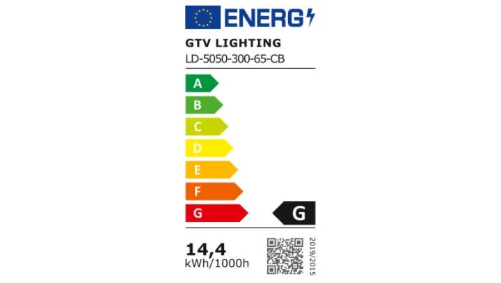 Taśma Flash 5050, 300 LED ciepły biały, 72W, wodoodporna 10mm, Rolka 5m, 12V