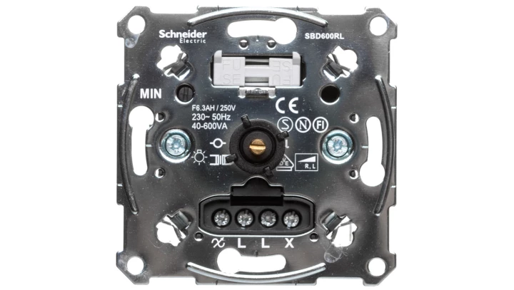 Merten Ściemniacz obrotowy 40-600W IP20 MTN5133-0000