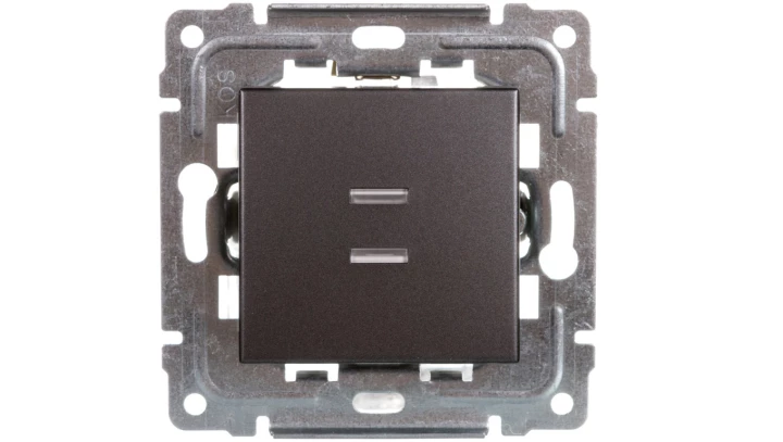 DANTE Przycisk światło / dzwonek podświetlany grafit 466010