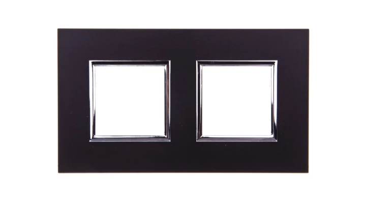 DANTE Ramka podwójna aluminium anodyzowane ONYX 4590282