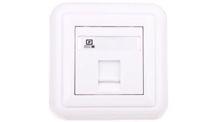 COSMO Gniazda komputerowe pojedyncze MOLEX RJ45 kat.5e białe 300465