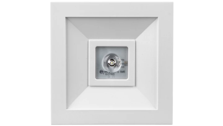 Oprawa awaryjna LOVATO N ECO LED 3W 390lm (opt. otwarta) 1h jednozadaniowa biała LVNO/3W/E/1/SE/AT/WH