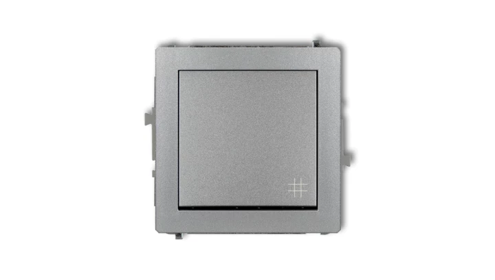 DECO Łącznik krzyżowy srebrny metalik 7DWP-6