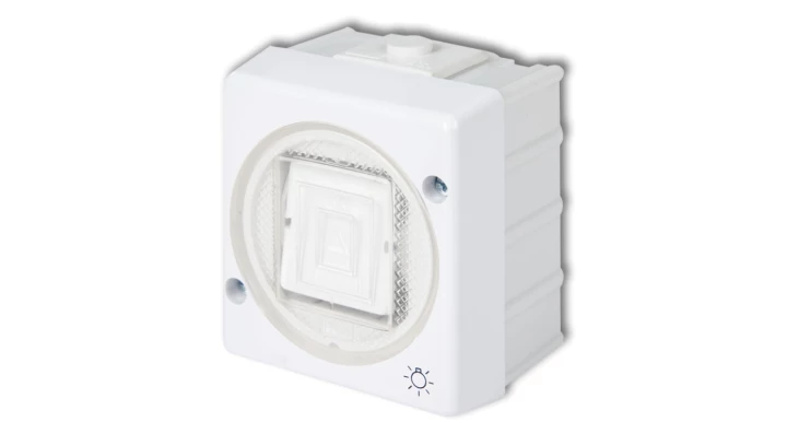 SENIOR Przycisk /światło/ podświetlany biały WHS-5L