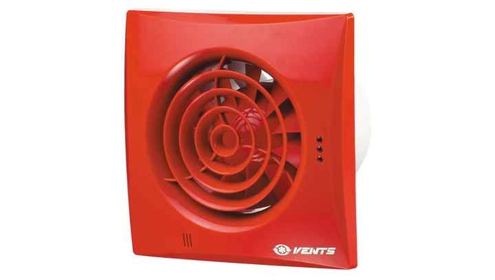 Wentylator osiowy 150mm z wył.sznurk.czerwony 150QUIETVRED