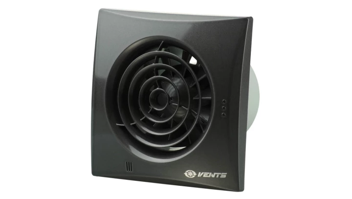 Wentylator osiowy 150mm z wył.sznurk.czarny 150QUIETVBLK