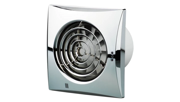 Wentylator osiowy 150mm standard chrom 150QUIETCHR