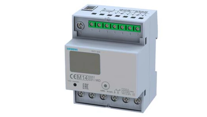 Licznik energii 3 Fazowy 80A MID 2xS0 7KT1545