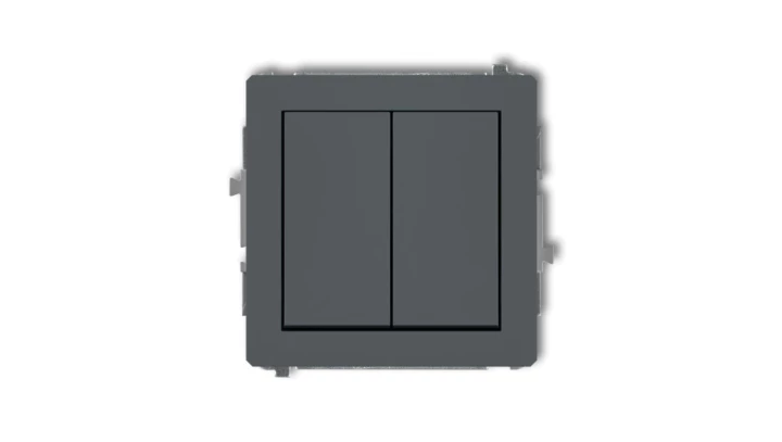 DECO Łącznik świecznikowy grafitowy mat 28DWP-2