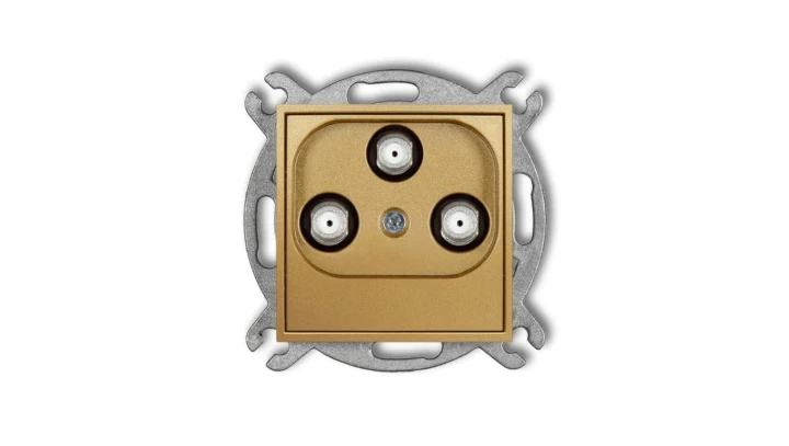 MINI Gniazdo multimedialne 3F DATA (Vectra) złoty 29MGMV