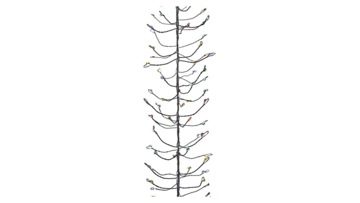 Lampki choinkowe XMAS ZYK 3,6W 288LED 2,4m IP20 multicolor ZY2041T