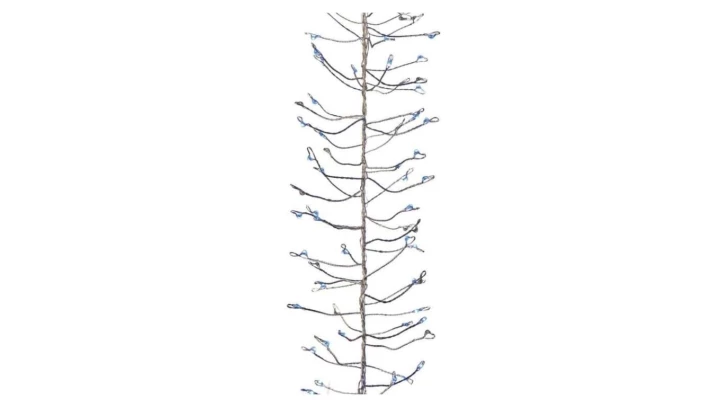 Lampki choinkowe XMAS ZYK 3,6W 288LED 2,4m IP20 niebieski ZY2042T
