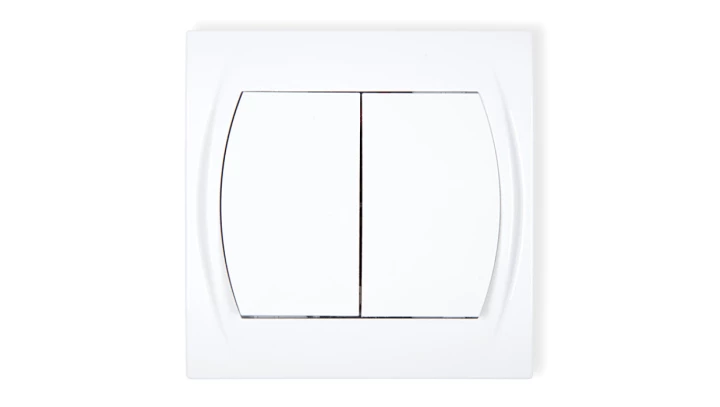 LOGO Łącznik świecznikowy biały LWP-2