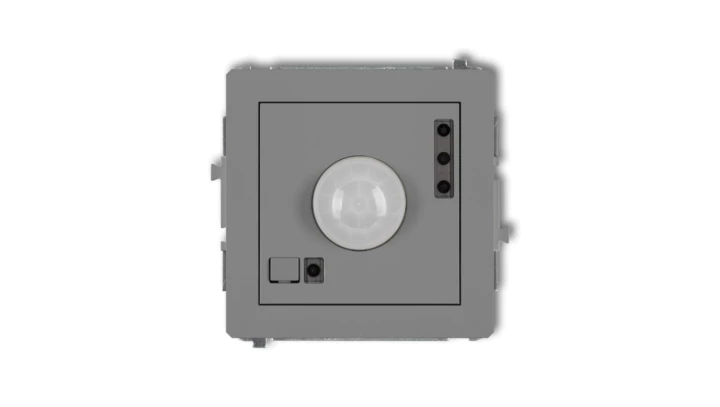 DECO Czujnik elektroniczny ruchu szary mat 27DCR-1
