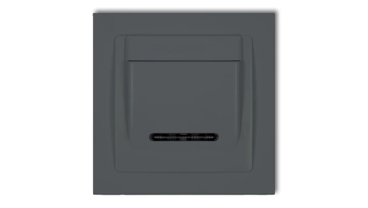 DECO Łącznik hotelowy grafitowy mat 28DSH-1