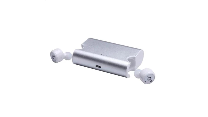 Słuchawki bluetooth sport + charging station białe 44857 PM1080W