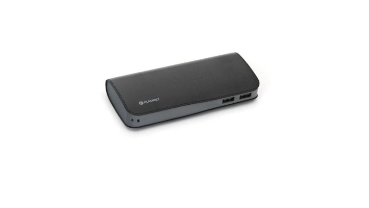 Power bank leather 9000mah czarne + microUSB cable 43453 PMPB90LB