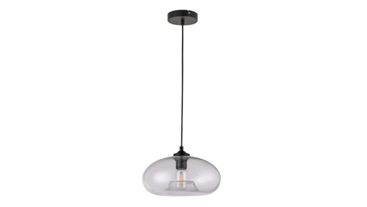 Lampa pendant dafne p351-1a e27 glass+metal clear 27x24 44011 PPL016C