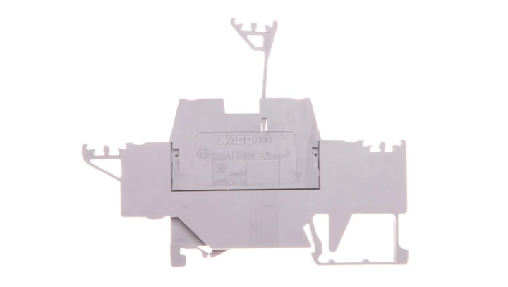 Złączka szynowa 2-piętrowa 2,5mm2 L / L szara 280-513 /50szt./