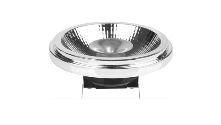 Żarówka IZOLDA AR111 g53 12VDC 12W NW 12 led 2835 kąt 24 stopnie AR111 z odbłyśnikiem neutralna biała