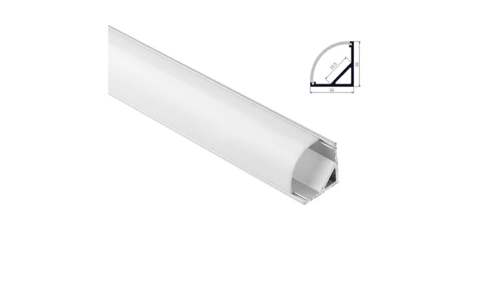 Profil MiniLUX COIN kątowy 2m srebrny anodowany