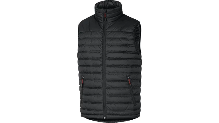 Kamizelka puchowa z poliamidu Ripstop powlekanego Pu kolor czarny rozmiar M GDOONNRTM