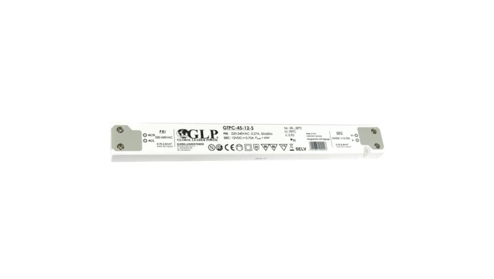 GLP Zasilacz LED GTPC-45-12-S 45W 12V DC 3,75A meblowy