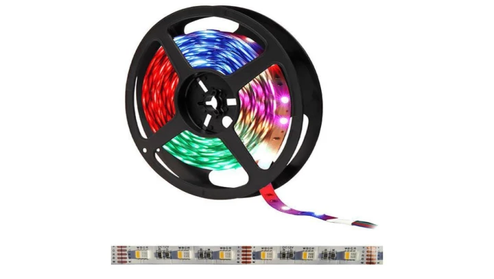 Taśma 60 led 5050 4-chip RGBNW 5m ip65 (koszulka wodoodporna termokurczliwa) rgb + dzienna 12V (rolka 5m) TERMOCOCON premiumled
