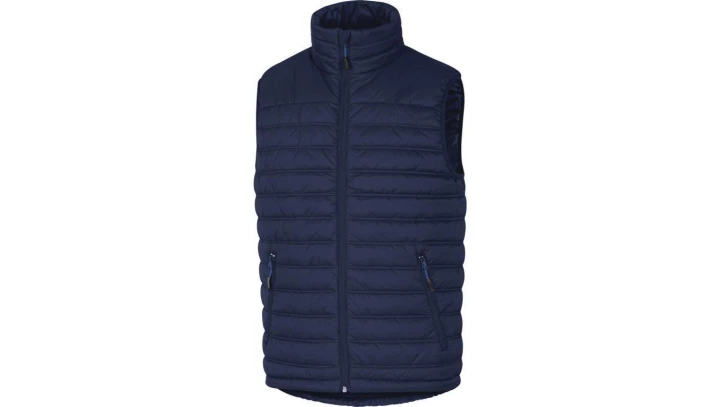 Bezrękawnik puchowy z poliamidu Ripstop powlekanego Pu kolor garanatowy rozmiar S GDOONBMPT