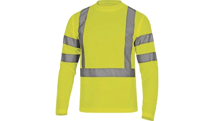 Odblaskowa koszulka długi rękaw Pika 100 poliester 235 G/M2kolor żółty rozmiar S STARJAPT