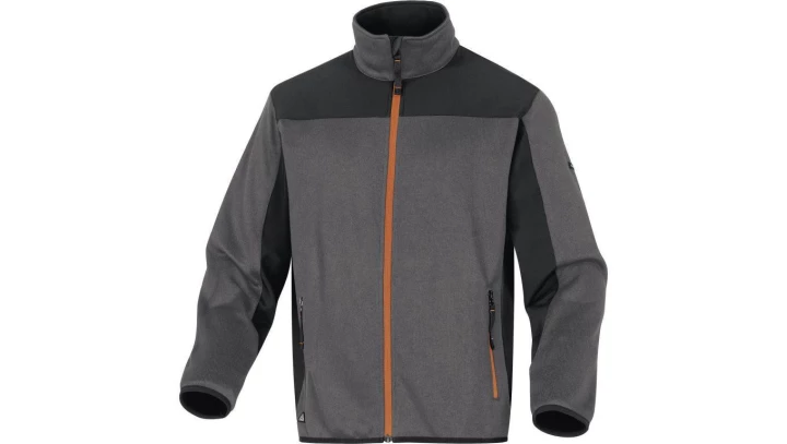 Bluza z poliestru kolor szaro-pomarańczowy rozmiar S BEAVEGOPT