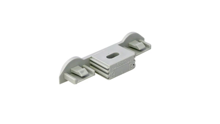 BIS starQuick Płyta ścienna szara do mocowania 2 rur za pomocą obejm starQuick 0854000 /100szt./