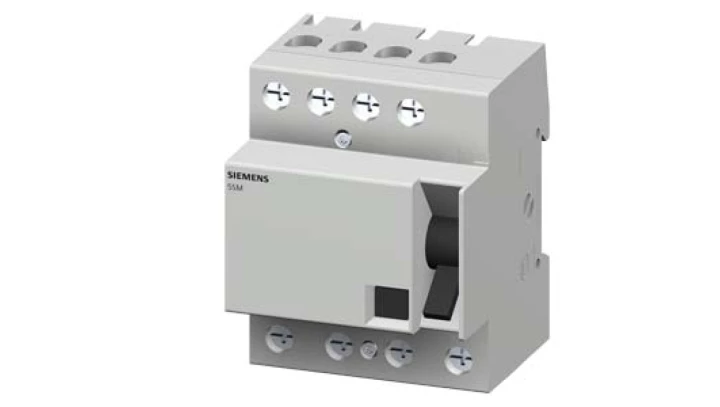Wyłącznik R.-PR. SIQUENCE, TYP B, IN=80A, 4-BIEG., 300MA, 400V, Krótkozwłoczny, 4MM 5SM3647-4