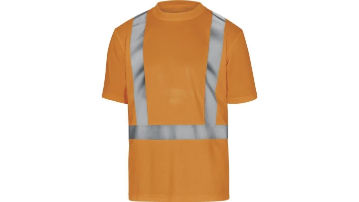 T-shirt ostrzegawczy z poliestru kolor pomarańczowy rozmiar L COMETORGT