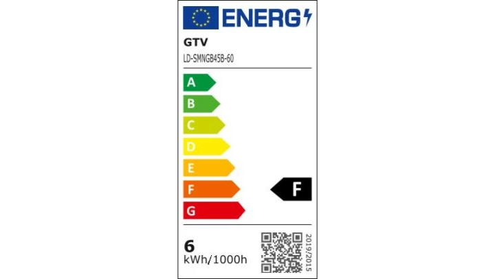 Żarówka LED SMD 2835, E14, B45B, 6W, 470 lm, 4000K, AC220-240V, kąt świecenia 160