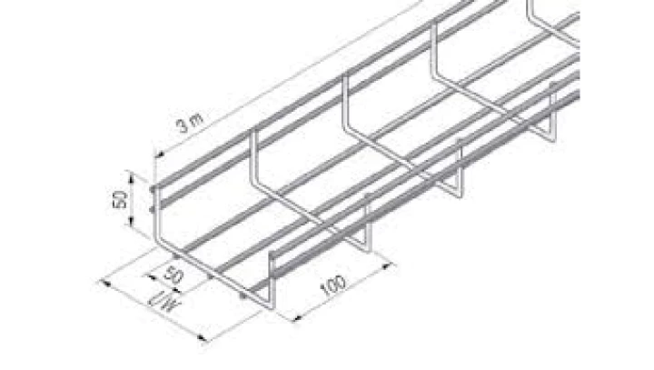 Korytko siatkowe 54x050 UF 54.050 EZ /3 m/