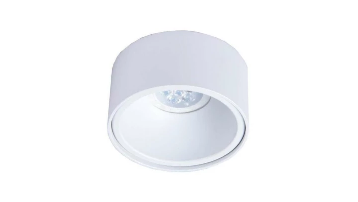 Oprawa MINI GOLDI-W/w WPUST biała z białym ringiem Gu10 okrągła sufitowa wpuszczana