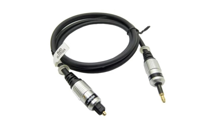 Kabel optyczny T-J Toslink Jack SPDiF (Toslink - mini Toslink) OP50 1m