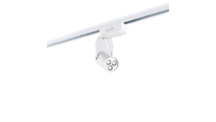 Greenie Reflektor szynowy LED 3x1Power LED 4W - Biały barwa zimna, RS1B04CW