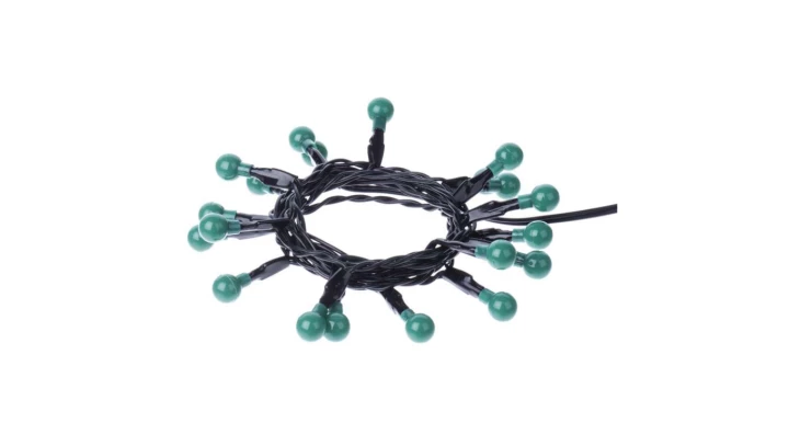 Ozdoby świąteczne kulki XMAS cherry TIMER 1,28W 20LED 1,5m IP20 zielony ZY1949