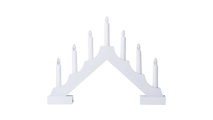 Świecznik XMAS stand TIMER 0,42W 7LED IP20 ciepły biały ZY1954