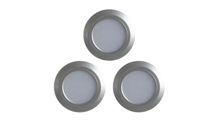 Lampy LED podszafkowe 3 x 80 lm z zasilaczem w komplecie, zestaw gotowy do podłączenia do gniazda lub sieci LSCG2301YM3
