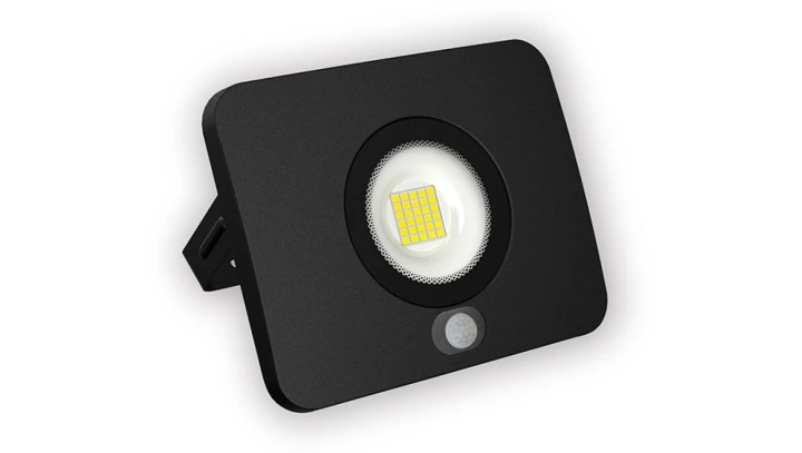 Naświetlacz LED SURFI 30W 2100lm 3000K IP65 czarny czujnik LFL430BS