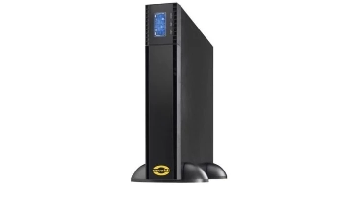 Zasilacz awaryjny UPS Orvaldi V1000 on-line 2U LCD 1000VA/800W czysta sinusoida VGA1KRT