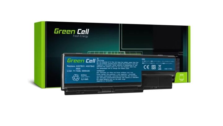 Bateria Green Cell AS07B31 AS07B41 AS07B51 do Acer Aspire 5220 5520 5720 7720 7520 5315 5739 6930 5739G